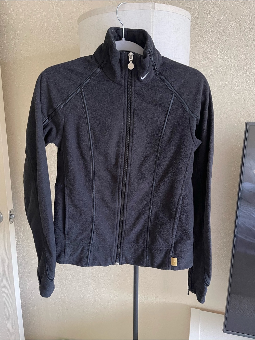 Nike Black Full-Zip Athletic Utility Jacket